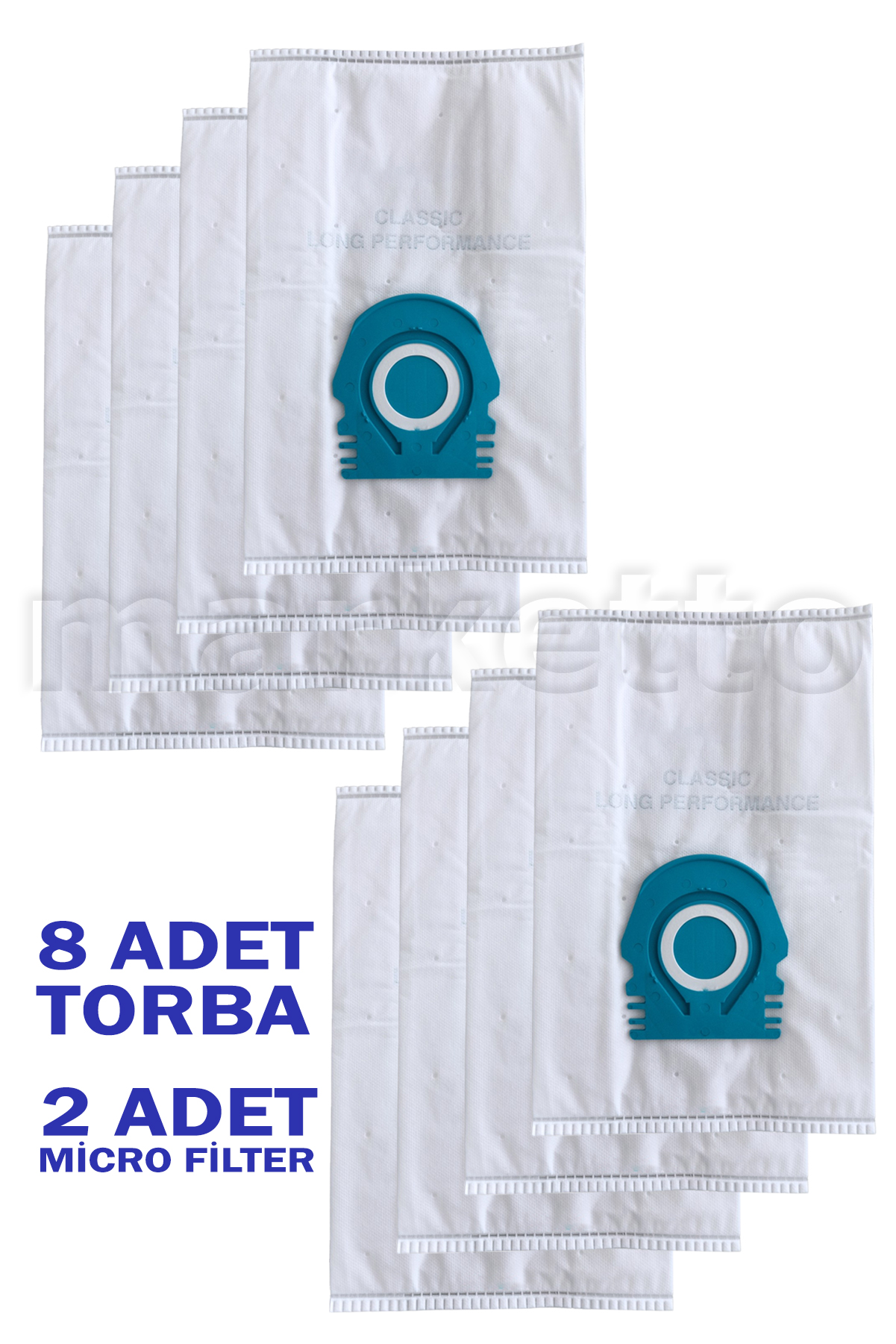 8 Adet Miele Uyumlu Guard M1 / L1 / S1 Süpürge Toz Torbası Bez